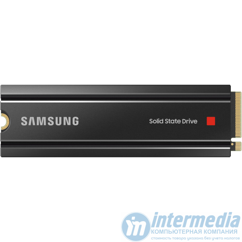 Диск SSD Samsung 1TB PCI-E NVME M.2  2280 980 PRO  Gen 4.0 x4, (MZ-V8P1T0CW)