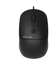 Мышь проводная Delux M320BU USB, оптическая, DPI:max2400, 4 кнопки, черный - Интернет-магазин Intermedia.kg