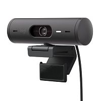 Веб камера Logitech BRIO 501, Full HD, 1920x1080, 90-30fps, RightLight 4, HDR, 90°, Show Mode, 4x Zoom, 2xMicrophone, Privacy Shutter, USB Type-C, Graphite - Интернет-магазин Intermedia.kg