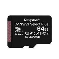 Карта памяти Kingston SDCS2/64GBSP, MicroSDXC 64GB, Canvas Select Plus, Class 10, без адаптера - Интернет-магазин Intermedia.kg