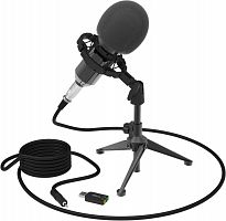 Студийный микрофон Ritmix RDM-160 черный - Интернет-магазин Intermedia.kg