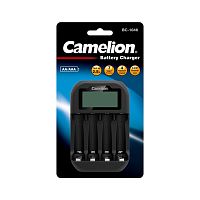 Зарядное устройство Camelion BC-1046-BLK-DB, 4*aaa/4*AA, LCD дисплэй, USB порт, чёрный - Интернет-магазин Intermedia.kg
