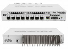Коммутатор CRS309-1G-8S+IN Коммутатор Cloud Router Switch Mikrotik CRS309-1G-8S+IN, 1x10/100/1000Мбит/с RJ45, 8xSFP+, RAM 512 MB, Flash 16 MB, SwOS / R OS (Dual boot) L5 шт - Интернет-магазин Intermedia.kg