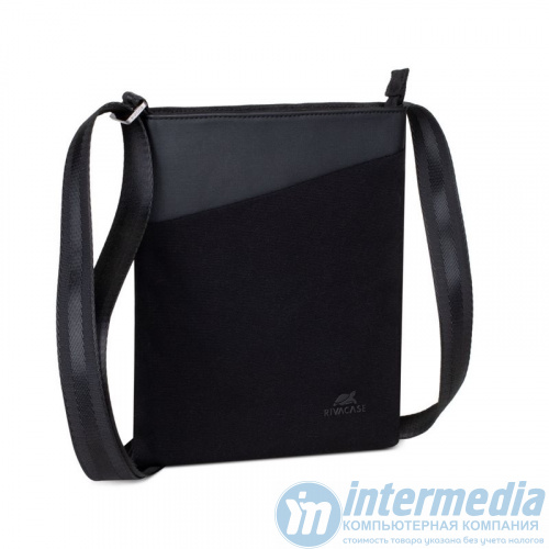 Сумка RivaCase 8509 CARDIFF Black Crossbody bag 8" - Интернет-магазин Intermedia.kg