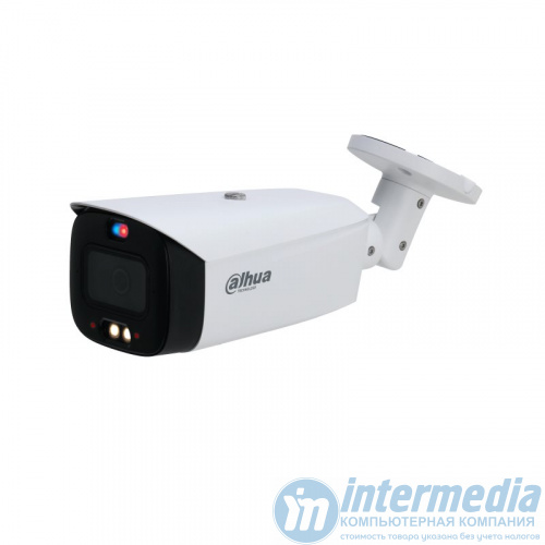 IP камера буллет DAHUA DH-IPC-HFW3849T1P-AS-PV-0360B-S3 (8MP,3,6mm,@25fps,0,004lux,H.265,IR30m,LED,IP67,mSD,POE,two-way talk,alarm,ROI,металл+пластик)