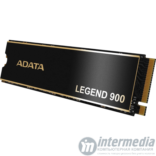 Диск SSD ADATA LEGEND 900 512GB 3D NAND M.2 2280 PCIe NVME Gen4x4 Read / Write: 7000/5400MB