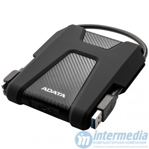 Внешний HDD ADATA 1TB HD680 USB 3.2 Read up:120Mb/s/Write up:110Mb/s Black