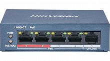 Коммутатор сетевой PoE HIKVISION DS-3E0105P-E/M(B) (1xUplink 100Mb/s,4xPoE 100Mb/s) 35W - Интернет-магазин Intermedia.kg