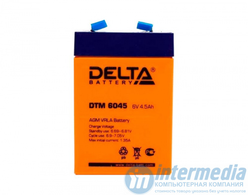 Батарея Delta DTM6045 6V 4.5Ah (70*47*107mm)