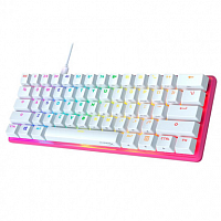 Клавиатура HyperX Alloy Origins 60 572Y6AA#ACB Mechanical Gaming Keyboard,HX Red,Backlight, PINK,RU - Интернет-магазин Intermedia.kg