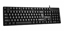 Клавиатура Delux K6888U wired keyboard black USB RUS+KG - Интернет-магазин Intermedia.kg