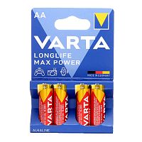 Батарейка Varta AA Mignon Longlife MaxPower LR6 1.5V щелочная (алкалиновая) (2шт блистер) - Интернет-магазин Intermedia.kg