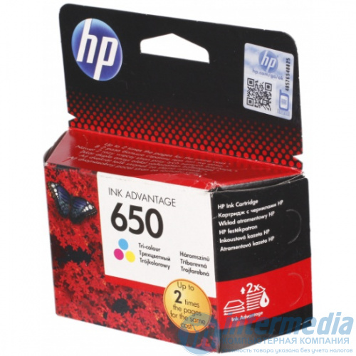 Картридж струйный HP CZ 102AE (650) цветной совместимый HP Deskjet Ink Advantage 2515, HP Deskjet Ink Advantage 3515, HP DeskJet Ink Advantage 3545, HP DeskJet Ink Advantage 4515, HP Deskjet Ink Advan