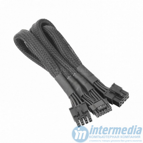 Кабель для видеокарты Sleeved PCIe Gen 5 Splitter Cables (Dual 8Pin to 12+4Pin)/600mm[AC-063-CN1NAN-A1]