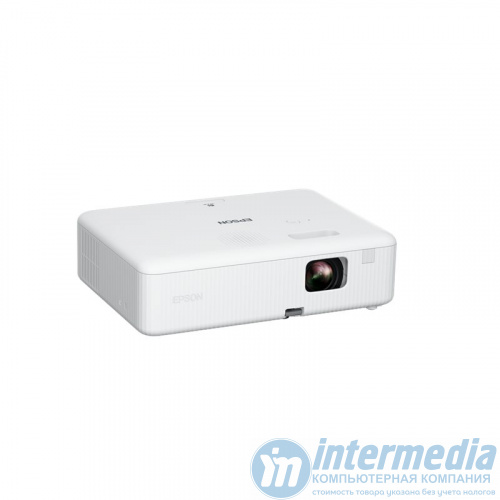 Проектор Epson CO-W01 (3LCD, 1280 x 800 (1920 x 1200 max), 3000lm, встроенные динамики, HDMI, 2хUSB,  Wi-Fi опционально)