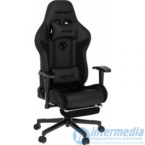 Игровое кресло AD5T-03-B-PVF AndaSeat Jungle 2 M BLACK 2D Armrest 60mm wheels PVC Leather & Fabric