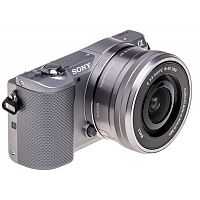 Фотоаппарат Sony ILCE-5000L 16-50 Silver (20.1MPx, 5456x3632, 23.5x15.6 mm, video 1920x1080, 3.0" LCD, HDMI, Wi-Fi, SD) - Интернет-магазин Intermedia.kg