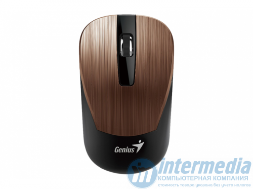 Беспроводная мышь Genius NX-7015, оптическая, USB, 1600 dpi, Chocolate, G5