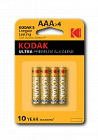 Батарейка Kodak LR03-4BL ULTRA PREMIUM/DIGITAL AAA (блистер 4 шт) - Интернет-магазин Intermedia.kg