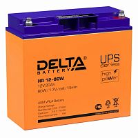 Аккумулятор Delta HR 12-80 W 12V 20Ah (181*76*166mm) - Интернет-магазин Intermedia.kg