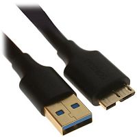 Кабель для жестких дисков UGREEN US130 (USB3.0- microUSB3.0, 1м), чёрный 10841 - Интернет-магазин Intermedia.kg