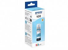 Картридж струйный Epson C13T09C24A 108 EcoTank для L8050/18050 голубой - Интернет-магазин Intermedia.kg
