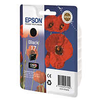 Картридж струйный Epson C13T17014A10 Black Pigment (XP33/103/203/207/303/306/406) 130p - Интернет-магазин Intermedia.kg