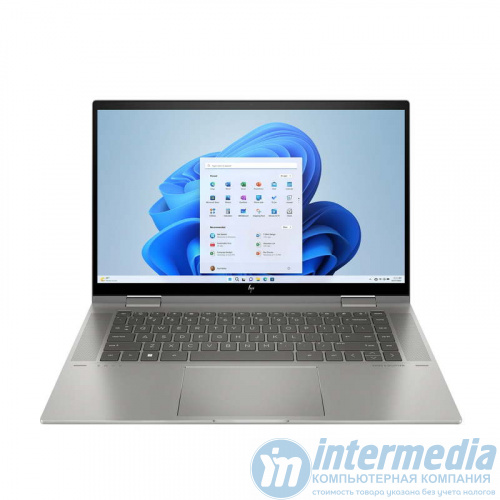 HP Envy x360 15-EW1058WM  Intel Core i5-1335U (10 ядер/12 потоков, up to 4.6Ghz), 15.6" FHD (1920x1080) 360° IPS Touchscreen, 8GB DDR4-3200Mhz, 256GB SSD PCIe NVMe, Intel Iris Xe Graphics, 2xUSB-C, Th - Интернет-магазин Intermedia.kg