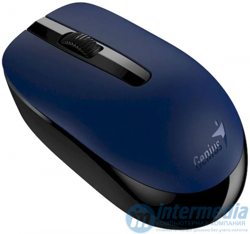 Беспроводная мышь Genius NX-7007, Оптическая, 1200dpi, 3 кнопки, USB , Синий