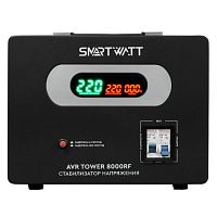 Напольный стабилизатор напряжения SMARTWATT AVR TOWER 2000RF диапазон работы 140-260V, 1 выход, LED-дисплей - Интернет-магазин Intermedia.kg