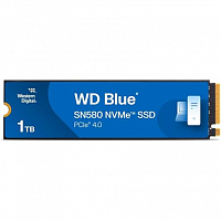 Диск SSD 1TB WD Blue SN580 M.2 2280 PCIe 4.0 x4 NVMe 1.3, Read/Write up to 4150MB/s, Box - Интернет-магазин Intermedia.kg