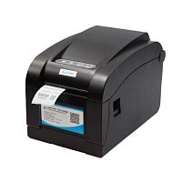 Xprinter XP-350B 3inch direct thermal barcode&Receipt printer USB+SERIAL,Black,152mm/s,EU plug - Интернет-магазин Intermedia.kg