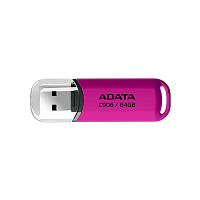 Флеш карта 64GB USB 2.0 A-DATA C906 PINK - Интернет-магазин Intermedia.kg