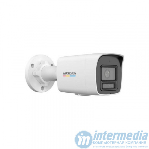 IP camera HIKVISION DS-2CD1067G2H-LIUF(2.8mm)(O-STD) цилин,улич 6MP,IR/LED 30M ColorVu,MIC,MicroSD