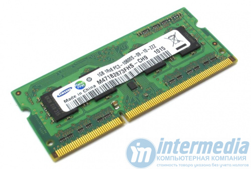 Оперативная память DDR3 SODIMM 1Gb Samsung (1333MHz)  PC3-10600