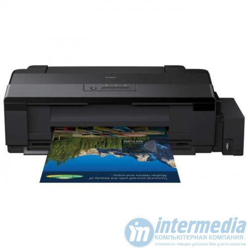 Принтер Epson L1800 (A3+, 5760x1440 dpi, 6color, 15ppm(A4 black,color), 64-300g/m2, USB) [C11CD82402]