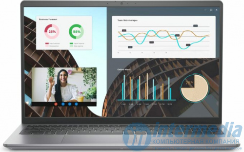 Dell Vostro 3530 Intel Core i3-1305U (up to 4.50Ghz), 12GB, 512GB PCIe NVMe SSD, 15.6" FHD IPS 120hz, WiFi, Bluetooth, LAN, Ubuntu, ENG-RUS, темно серый - Интернет-магазин Intermedia.kg