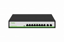 Коммутатор TIANDY TC-P3S010 Spec:F/0820/AT/90  8x10/100Mbps PoE,2x100Mbpc,PoE budget:90W Metal - Интернет-магазин Intermedia.kg