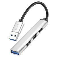 Адаптер USB Hub USB to 4 USB HOCO HB26 - Интернет-магазин Intermedia.kg