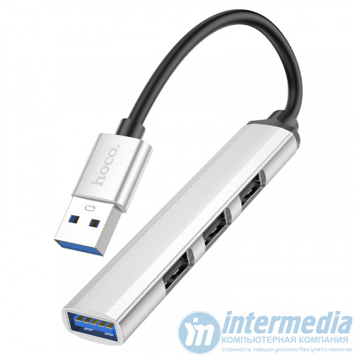 Адаптер USB Hub USB to 4 USB HOCO HB26