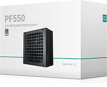 Блок питания Power Unit DEEPCOOL PF550D 550W 80 PLUS certified 200-240V/ATX12V 2.3 & SSI EPS 12V Black flat - Интернет-магазин Intermedia.kg