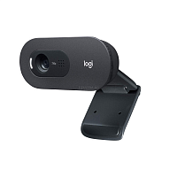 Веб камера Logitech Webcam C505 HD 1280x720, 30fps, 60°, omni-directional mic, USB 2.0, Black 2 m - Интернет-магазин Intermedia.kg