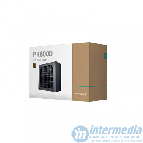 Блок питания 800W Deepcool PK800D (ATX, APFC, 120mm fan, 80 Plus Bronze) (R-PK800D-FA0B-EU)