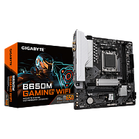 M/B AM5 GIGABYTE B650M GAMING WIFI/2xDDR5/M.2/1xPCI-EX16 4.0/4xSATA/2.5Gb Ethernet/Wi-Fi Module/PS-2/4xUSB2.0/2xUSB3.2/HDMI+VGA - Интернет-магазин Intermedia.kg