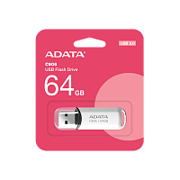 Флеш карта 64GB USB 2.0 A-DATA C906 WHITE - Интернет-магазин Intermedia.kg