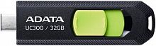 USB Type-C Flash ADATA 32GB UC300 USB 3.2 Gen1, Read Up 100Mb/s, Write 100Mb/s, Black-Green - Интернет-магазин Intermedia.kg