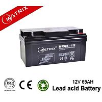 Батарея инвертора MATRIX NP65-12 65Ah,(6CNF-65),12V Lead-Acidgel - Интернет-магазин Intermedia.kg