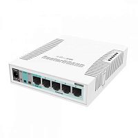 CSS106-5G-1S Коммутатор MikroTik RB260GS, 5x10/100/1000 Ethernet, 1xSFP 1000, DDMI, SwOS шт - Интернет-магазин Intermedia.kg