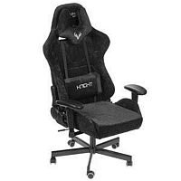 Кресло игровое Zombie VIKING KNIGHT Black, макс.нагрузка 150 кг, регулировка высоты/жесткости, ткань/эко.кожа, подголовник, ID1379928 - Интернет-магазин Intermedia.kg