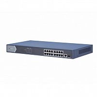 Коммутатор сетевой PoE HIKVISION DS-3E0518P-E/M (16x1000Mb/s+PoE, 2x1000Mb/s SFP) 125W - Интернет-магазин Intermedia.kg